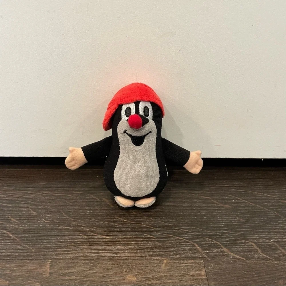 Krtek The Little Mole Black Plush Stuffed Animal Zdenek Miler Czech